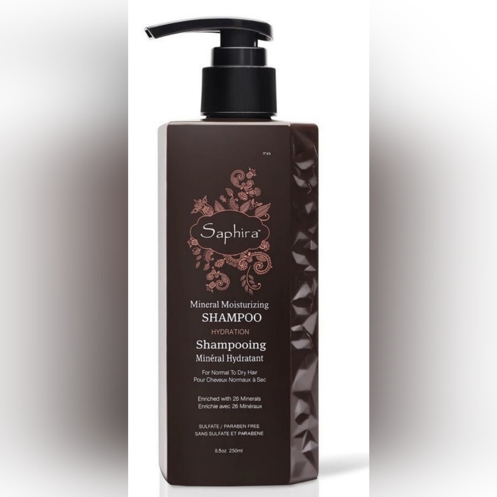 Saphira Mineral Treatment Shampoo 8.5 oz New- Still shrink-wrapped.